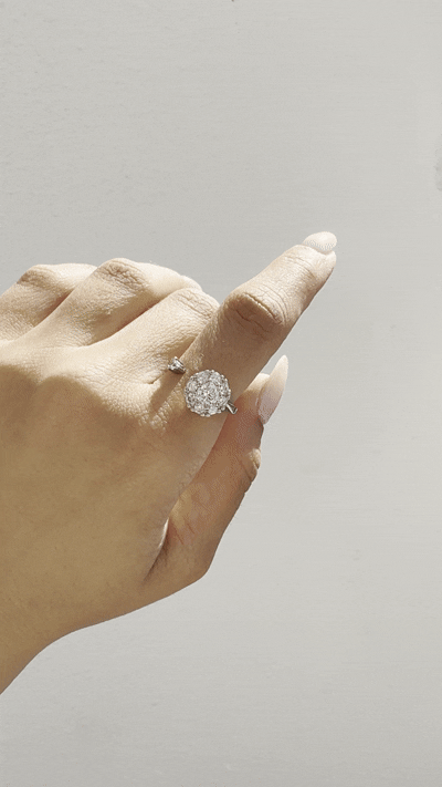 טבעת קריסטל מסתובבת